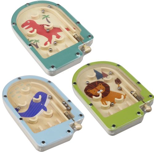 Wooden mini pinball 14 cm