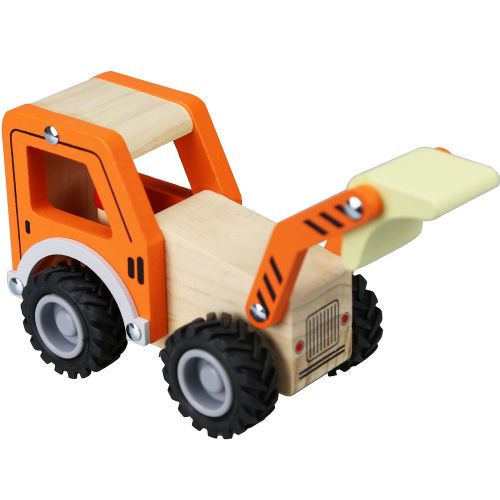 Wooden construction vehicle 15 cm
