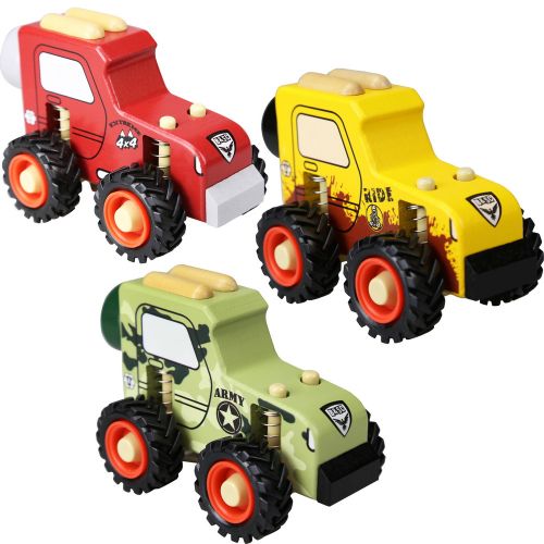Wooden off-road vehicle 13.5 cm