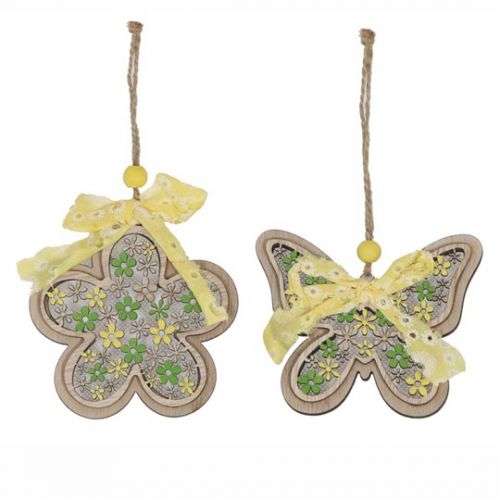 Λουλούδι/Πεταλούδα Σετ/2 17εκ.