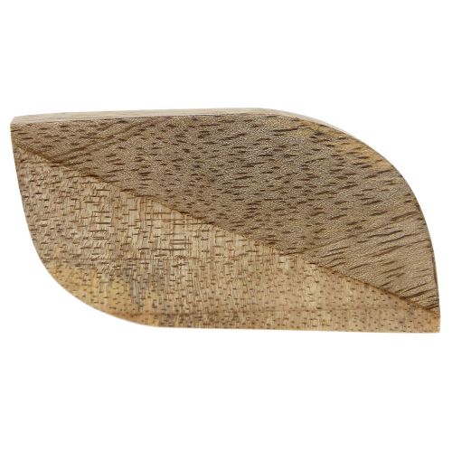 Leaf wooden door knob