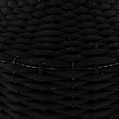 Φωτιστικό οροφής βαμβακερό μαύρο 38x42εκ.