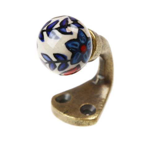 Γάντζος αντικέ λουλούδια 3x5εκ.- Σιέλ