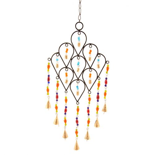 Μελωδός μαύρος 73εκ. με πολύχρωμες χάντρες