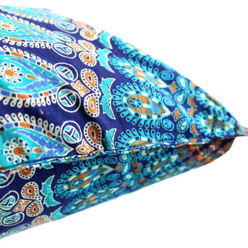 Μαξ. 45x45 Παγώνι - Τιρκουάζ