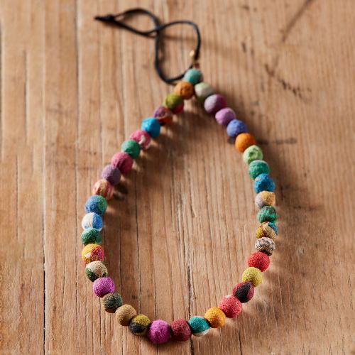 Charm κινητού από σάρι 17εκ.