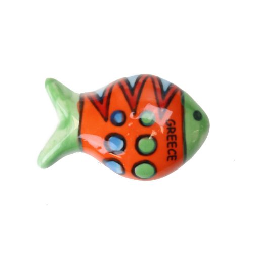 Μαγνητάκι κεραμικό Ψάρι 5x3,5εκ.- Οδοντωτό