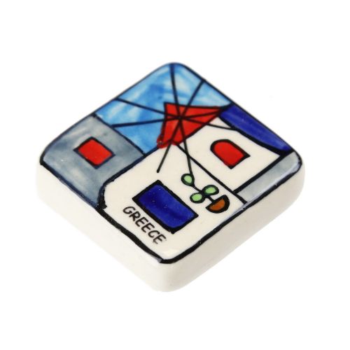Μαγνητάκι Greece 5x5εκ.- Μύλος