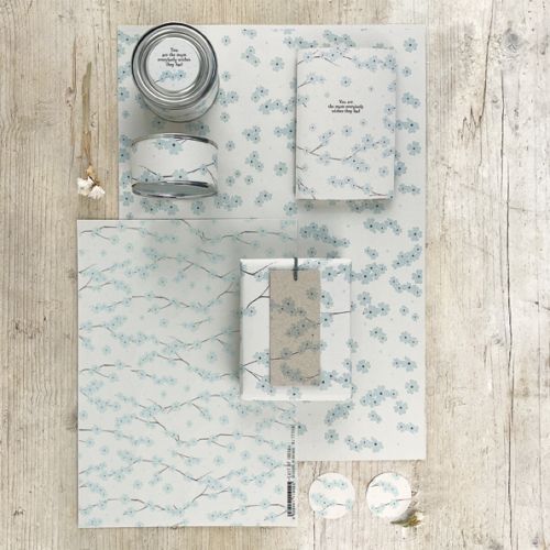 Σελίδα αυτοκόλλητα -Blue blossom (24)