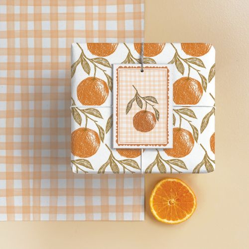 Ετικέτα φρούτα 8,8x6εκ.-Orange