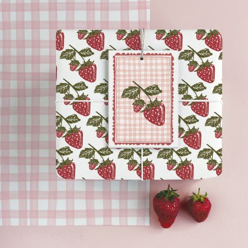Ετικέτα φρούτα 8,8x6εκ.-Strawberries
