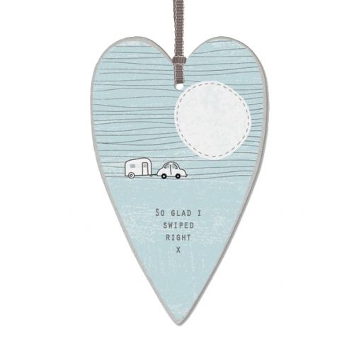 Ετικέτα καρδιά - Glad I swiped right