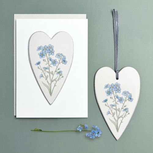 Ετικέτα καρδιά αγριολούλουδο 7εκ.-Forget me not