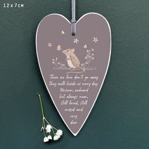Ετικέτα καρδιά Meadow 11,5εκ. - Ποντίκια