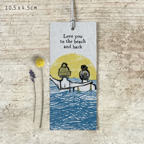 Ετικέτα κολυμβήτριες-Love you ... 10,5x4,5εκ.