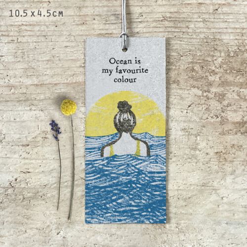 Ετικέτα κολυμβήτριες-Ocean ... 10,5x4,5εκ.