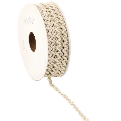 Κορδόνι 15μ. SPRING 5mm - κρεμ