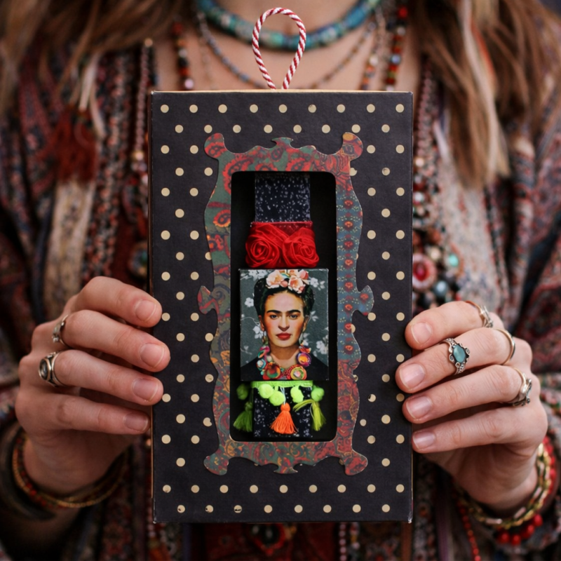 Λαμπάδα 20 Μαγνητάκι Frida - Γκρι