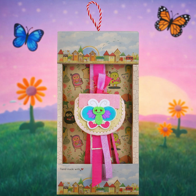 Λαμπάδα Τσαντάκι ζωάκι - Πεταλούδα