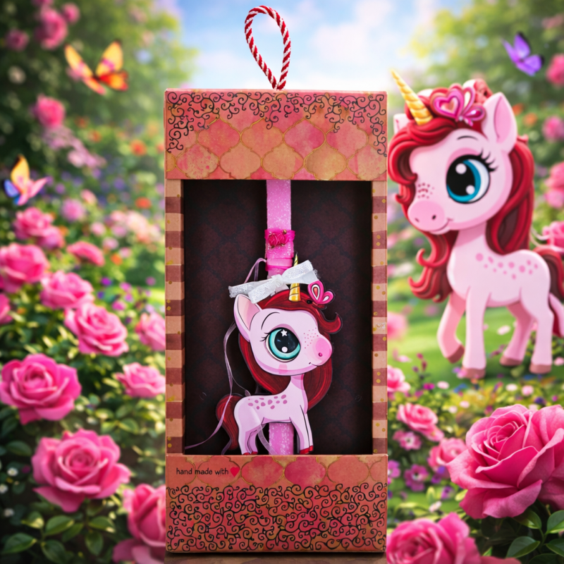 Λαμπάδα Μονόκερος - Butterfly