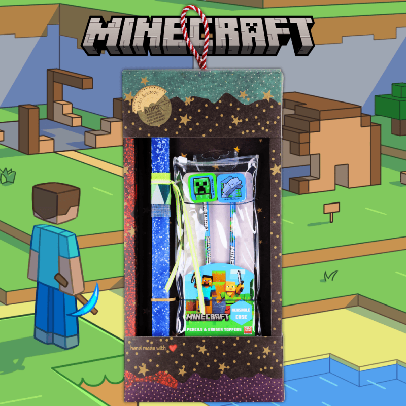 Λαμπάδα Μολύβι - Γόμα - Minecraft