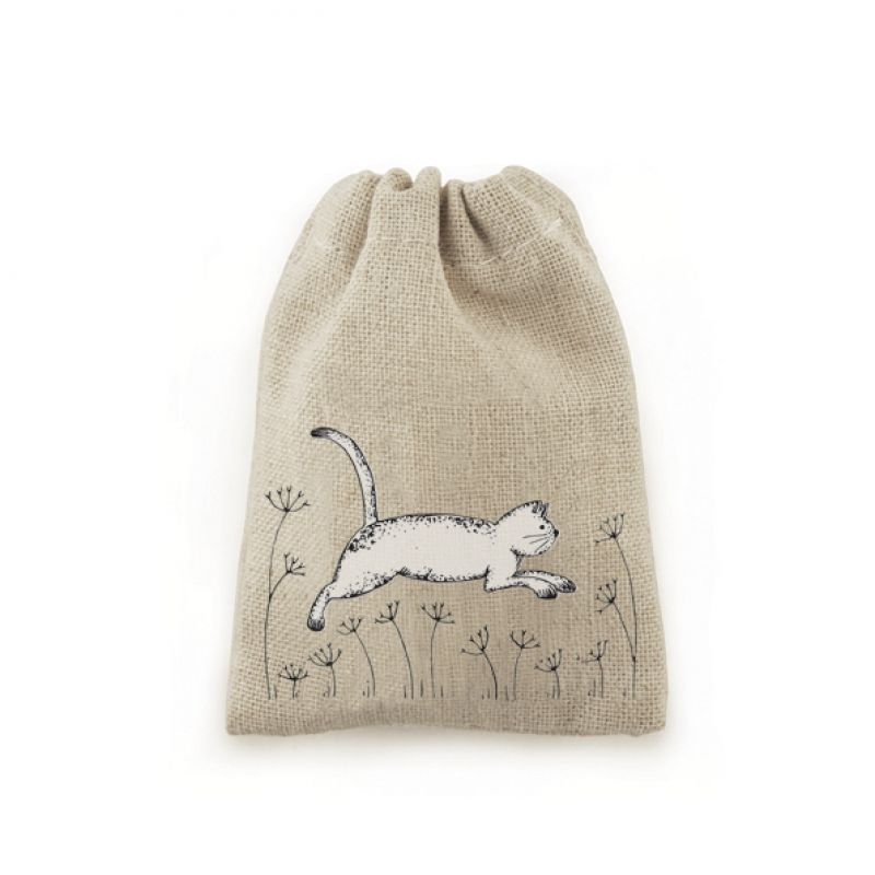 Small drawstring bag-Cat