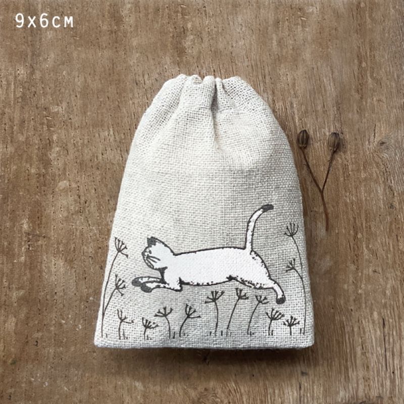Small drawstring bag-Cat