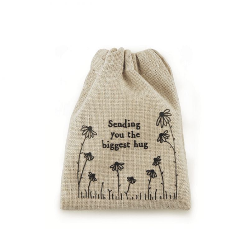 Small drawstring bag-Biggest hugs