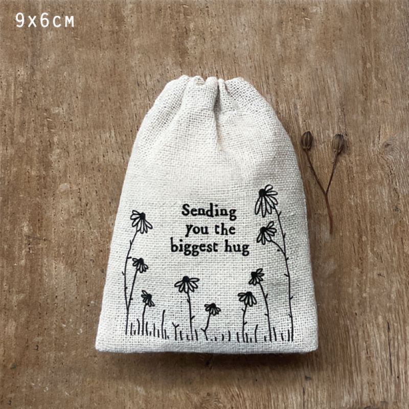 Small drawstring bag-Biggest hugs