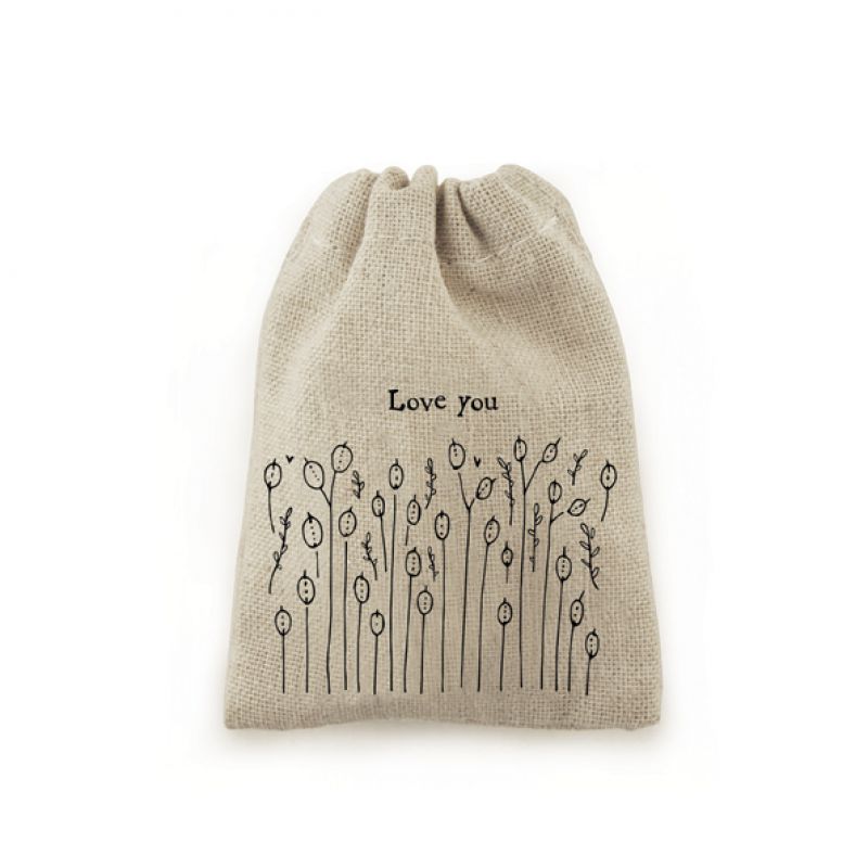 Small drawstring bag-Love you