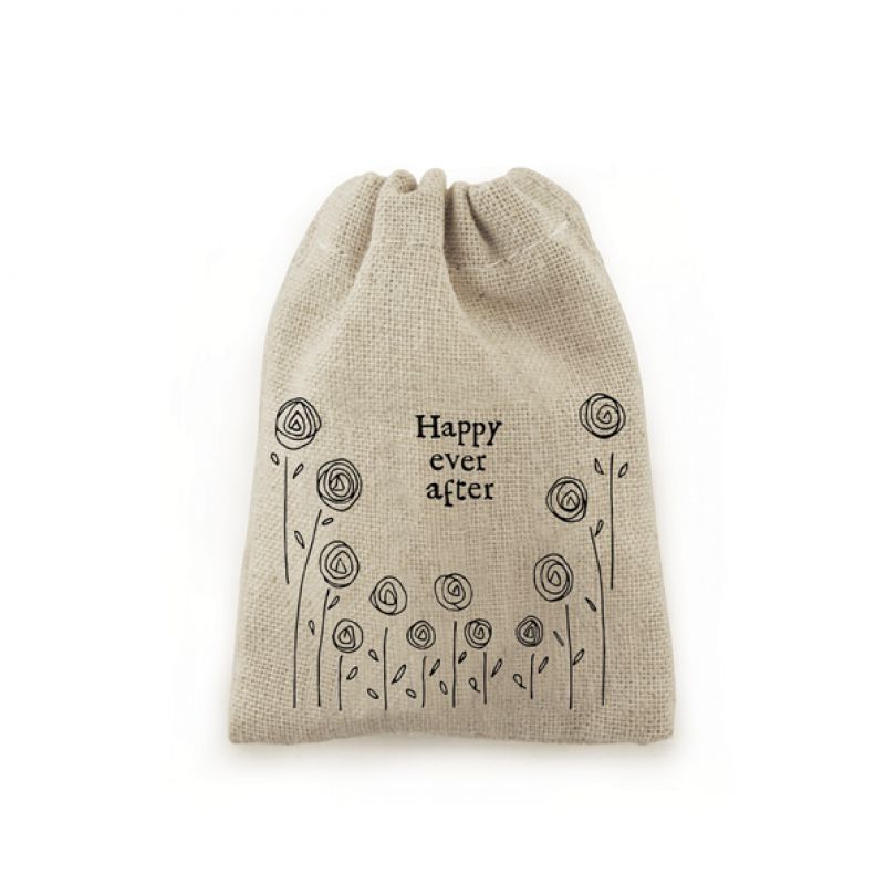 Small drawstring bag-Happy ever after