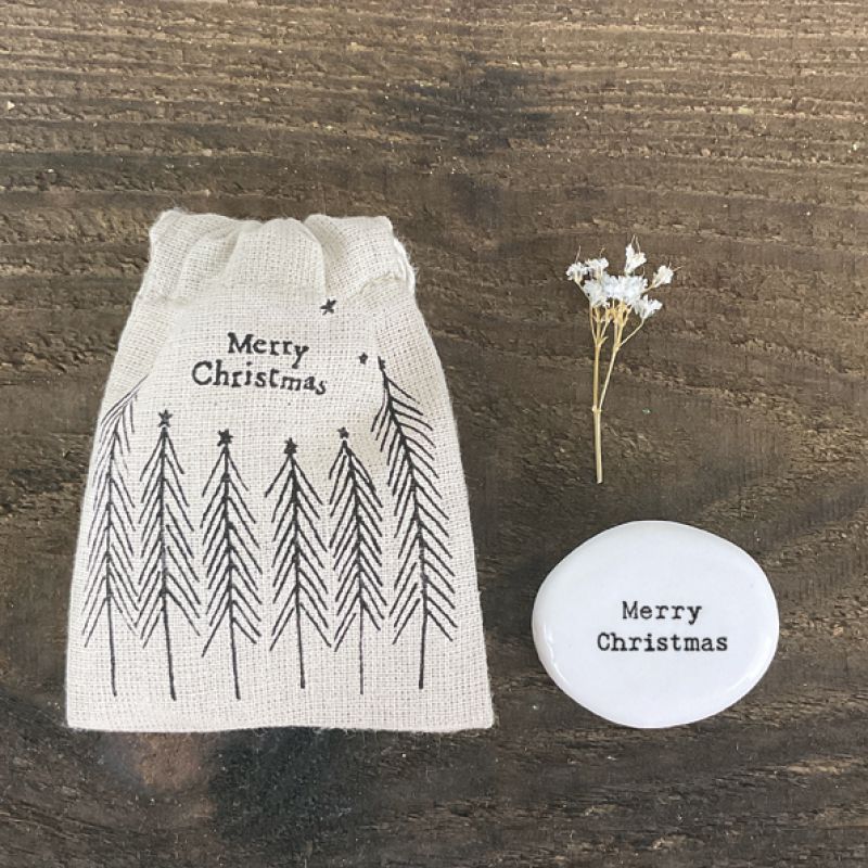 Small drawstring bag-Merry Christmas