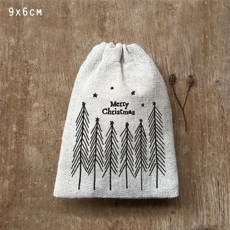 Small drawstring bag-Merry Christmas