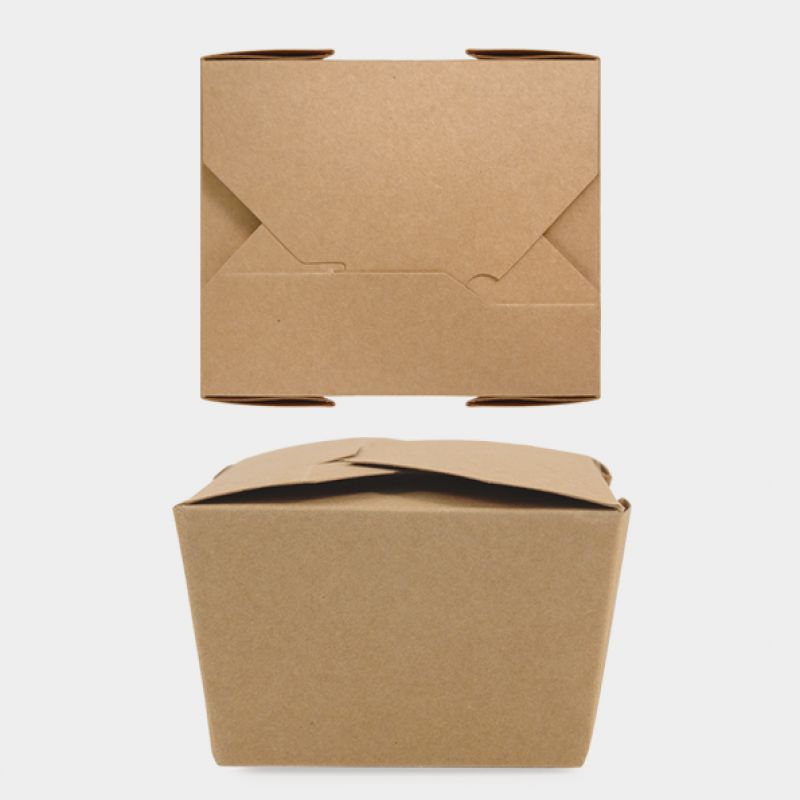 Recycled box with flaps to close lid 