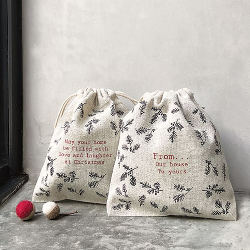 Drawstring bag-May your home be filled with love