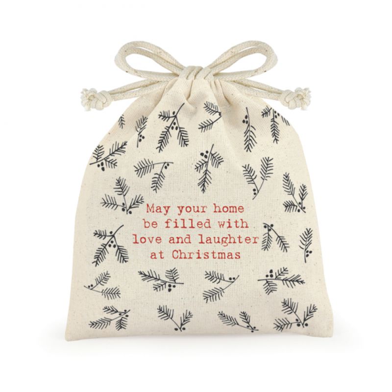 Drawstring bag-May your home be filled with love
