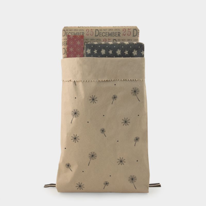 Χαρτοσακούλα - Κραφτ με μαργαρίτες