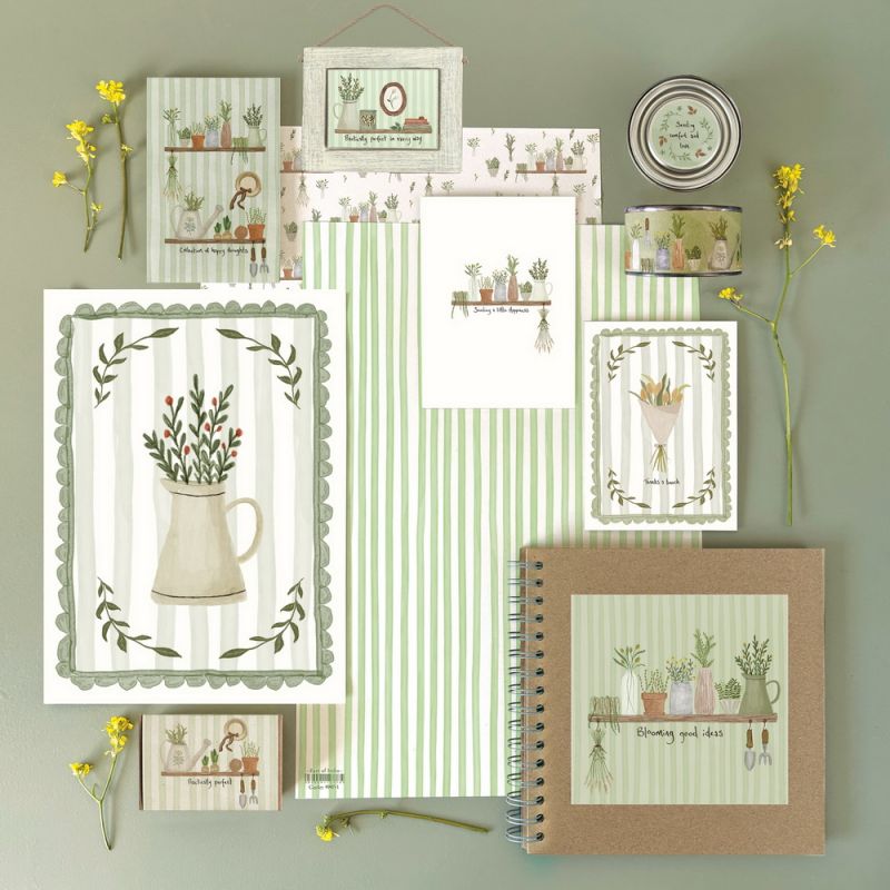 Χαρτί μικρό 29x42εκ.-Green house