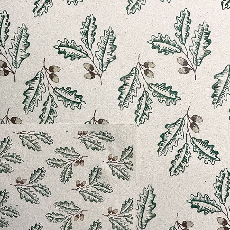 Small wrap sheet-Oak leaves