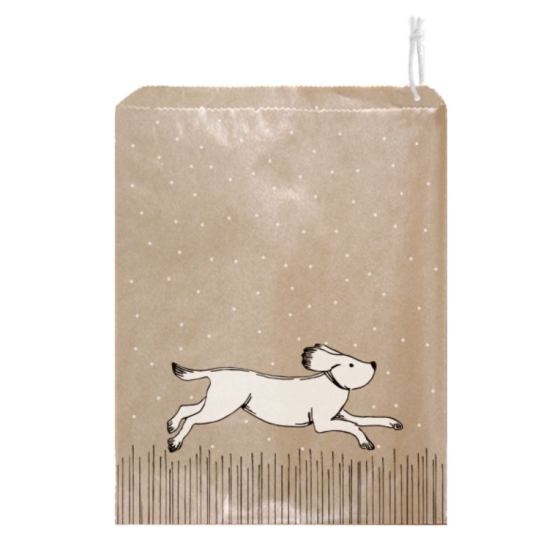 Sml strung bags (50)-Dog running