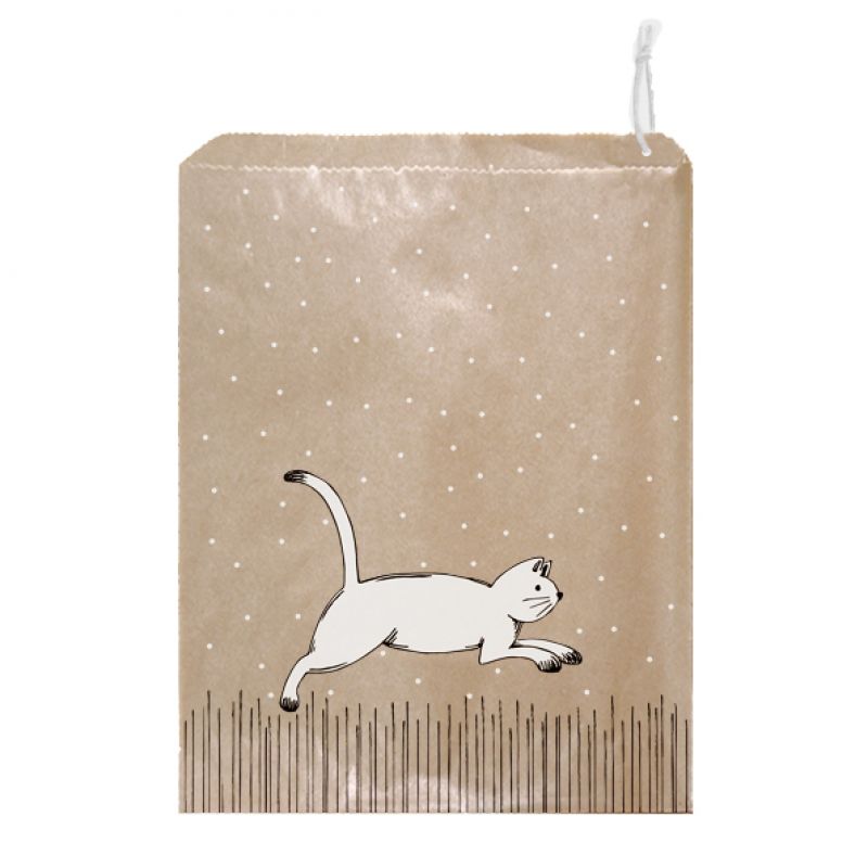 Sml strung bags (50)-Cat running