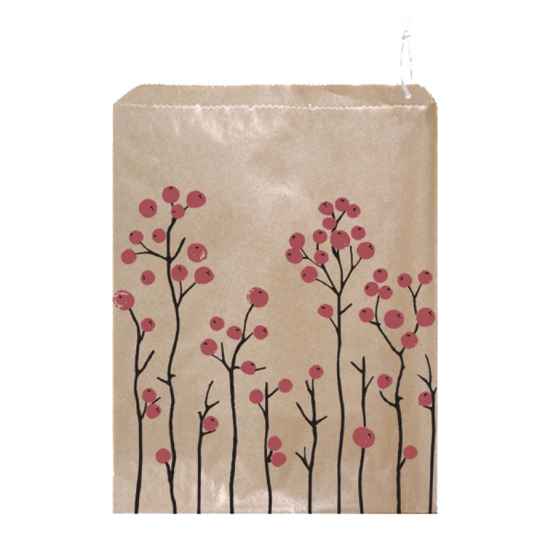 Strung bags (50)-Red berries