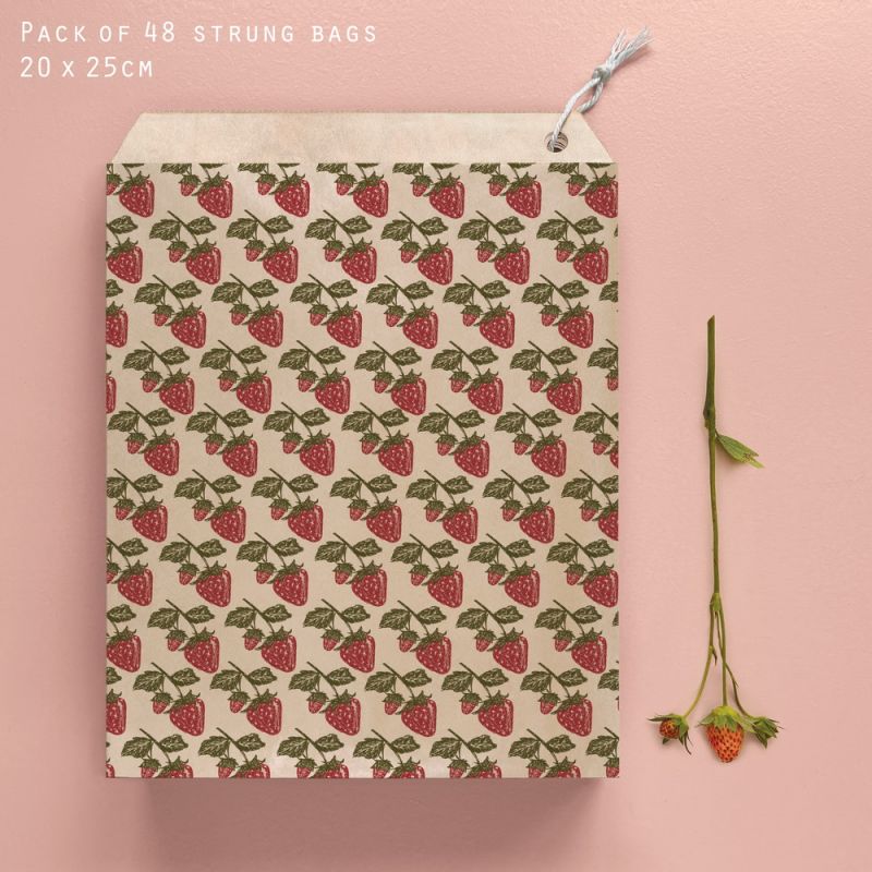 Σακουλάκια 20x27 (48)-Φράουλα