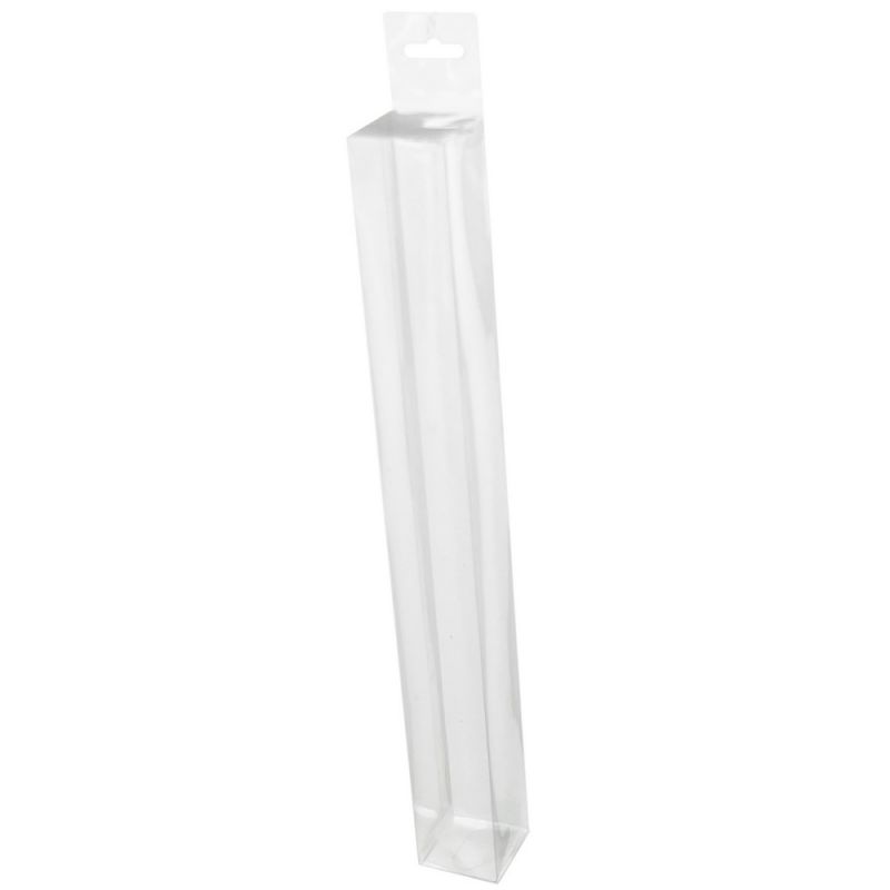 Κουτί λαμπάδας διάφανο 4x4x42εκ.