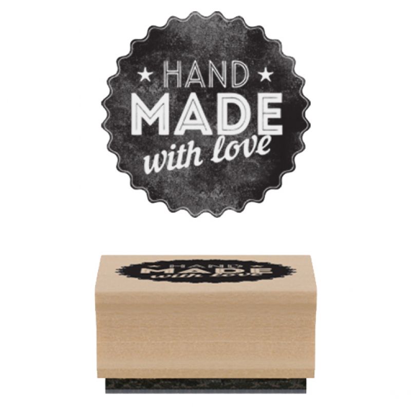 Rubber stamp - Hand made with love