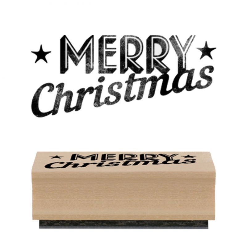 Rubber stamp - Merry Christmas