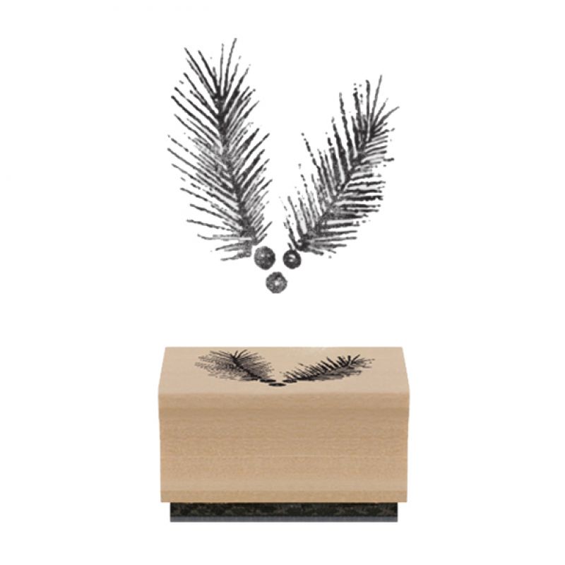 Rubber stamp - Fir branch