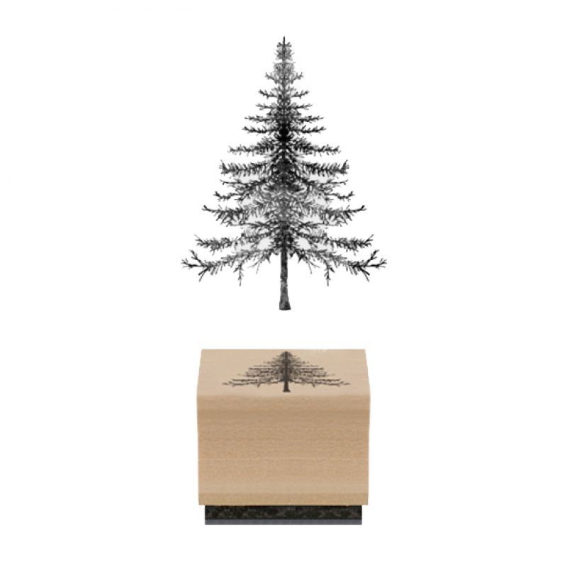 Rubber stamp - Christmas tree