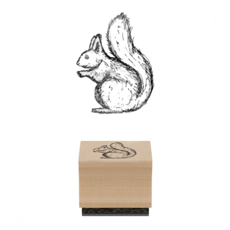 Rubber stamp - Squirrel