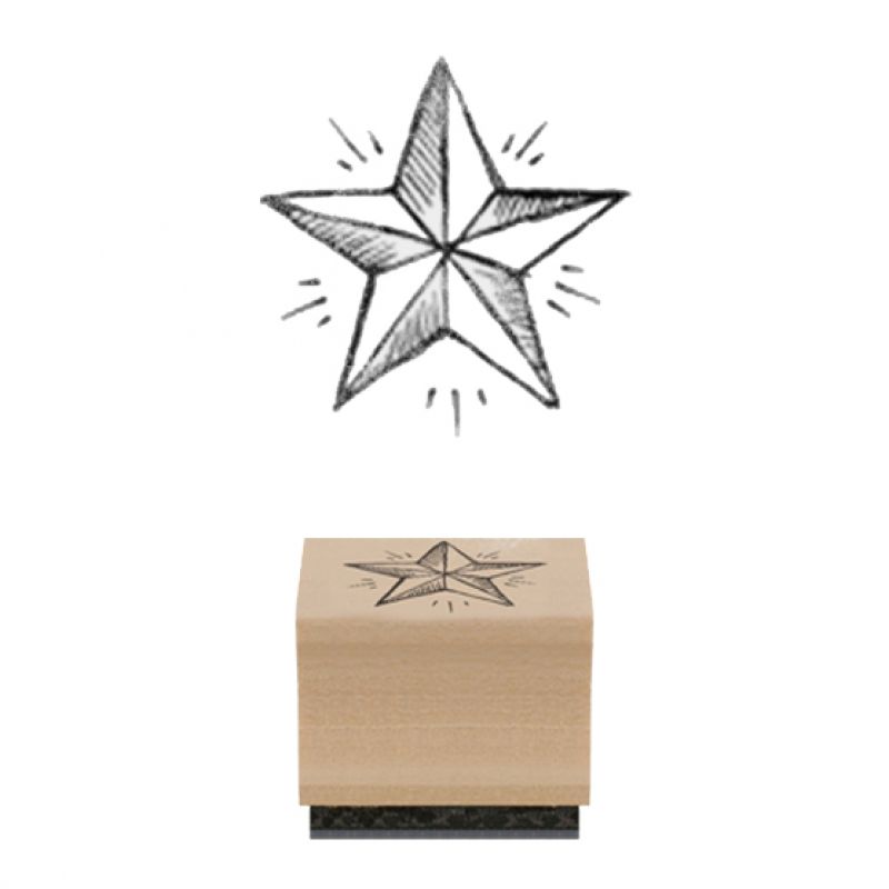 Rubber stamp - Star
